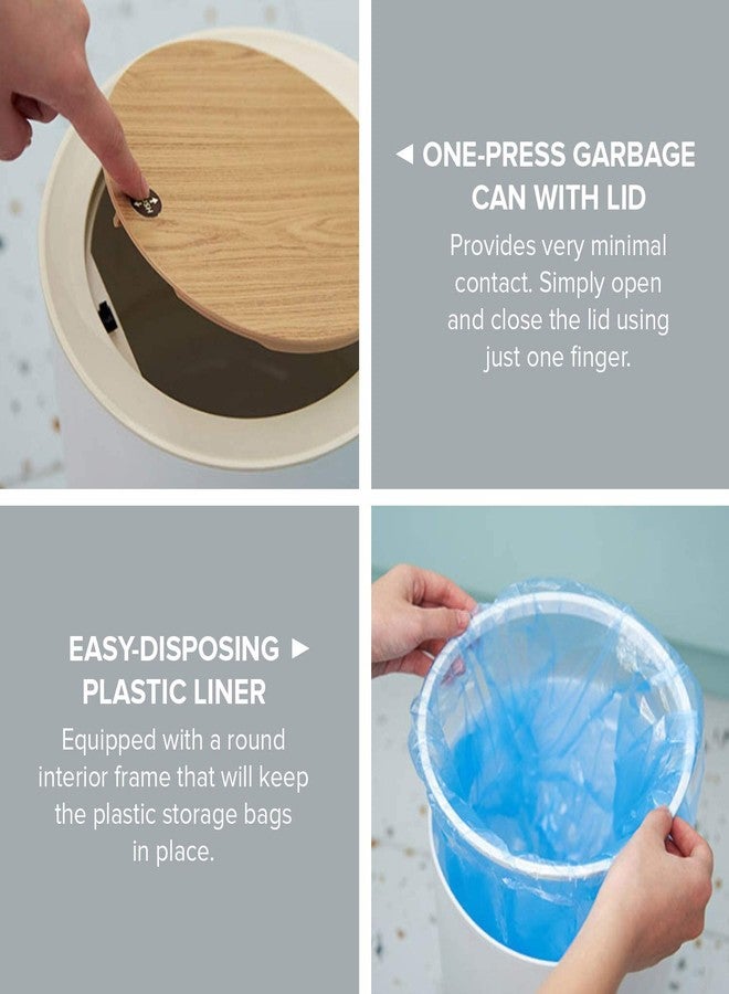 TRADY Nordic Style Trash Can (1-Pack) - Image 4